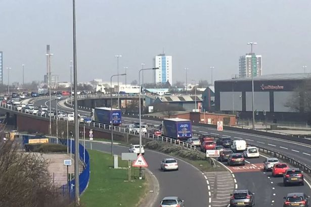 A63 crash LIVE as four-car pile-up shuts Clive Sullivan Way causing major traffic gridlock