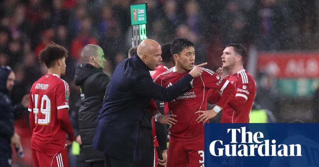 Arne Slot defends Liverpool selection but pressure builds after Carabao Cup exit | Liverpool