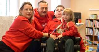 Boy was happy and healthy until he was 9 but now needs a tube to breathe