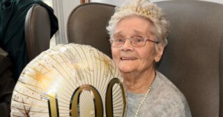 Former Land Army girl Ivy celebrates her 100th birthday at East Yorkshire care home