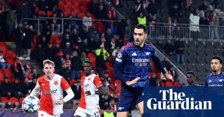 Arsenal make it 10 wins in a row as they cruise past Slavia Prague with Merino double | Champions League