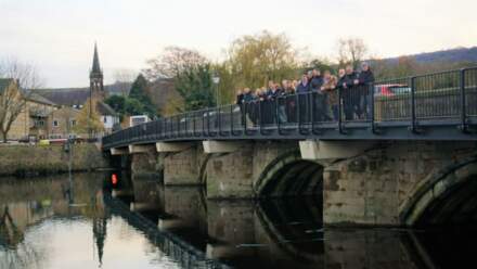 Otley Bridge replacement footway reopens following major upgrade