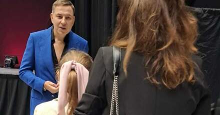 Man who filmed meet-and-greet with David Walliams for mum and daughter is appealing to find them