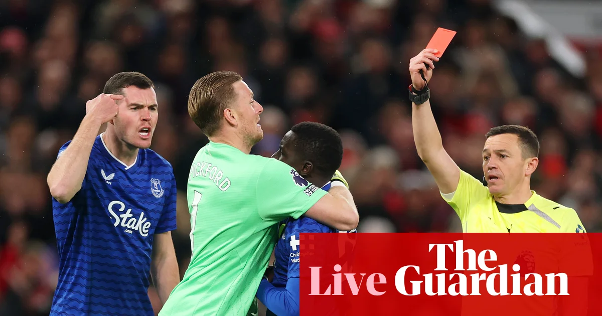 Manchester United 0-1 Everton: Premier League – as it happened | Premier League