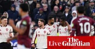 West Ham United 0-2 Liverpool : Premier League – as it happened | Premier League