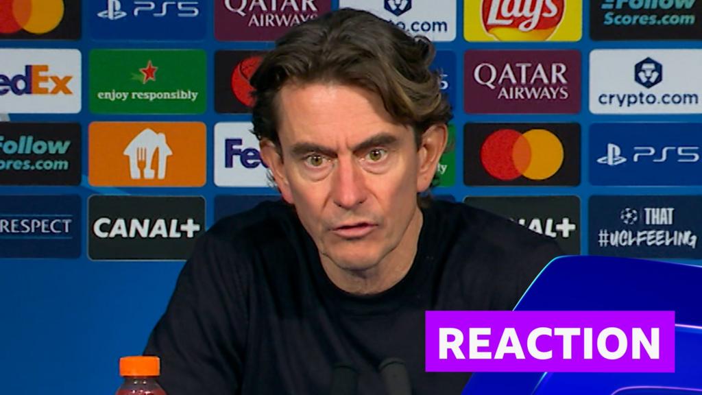 Frank pleased with Spurs' performance despite defeat at PSG