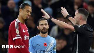 Liverpool contact PGMOL about disallowed Virgil van Dijk goal in Manchester City defeat