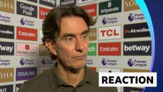 Frank apologises to Spurs fans after 'extremely painful' defeat