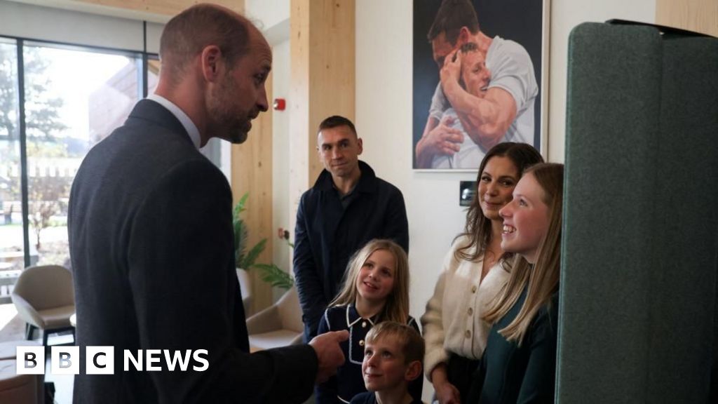William officially opens Rob Burrow Centre for MND in Leeds