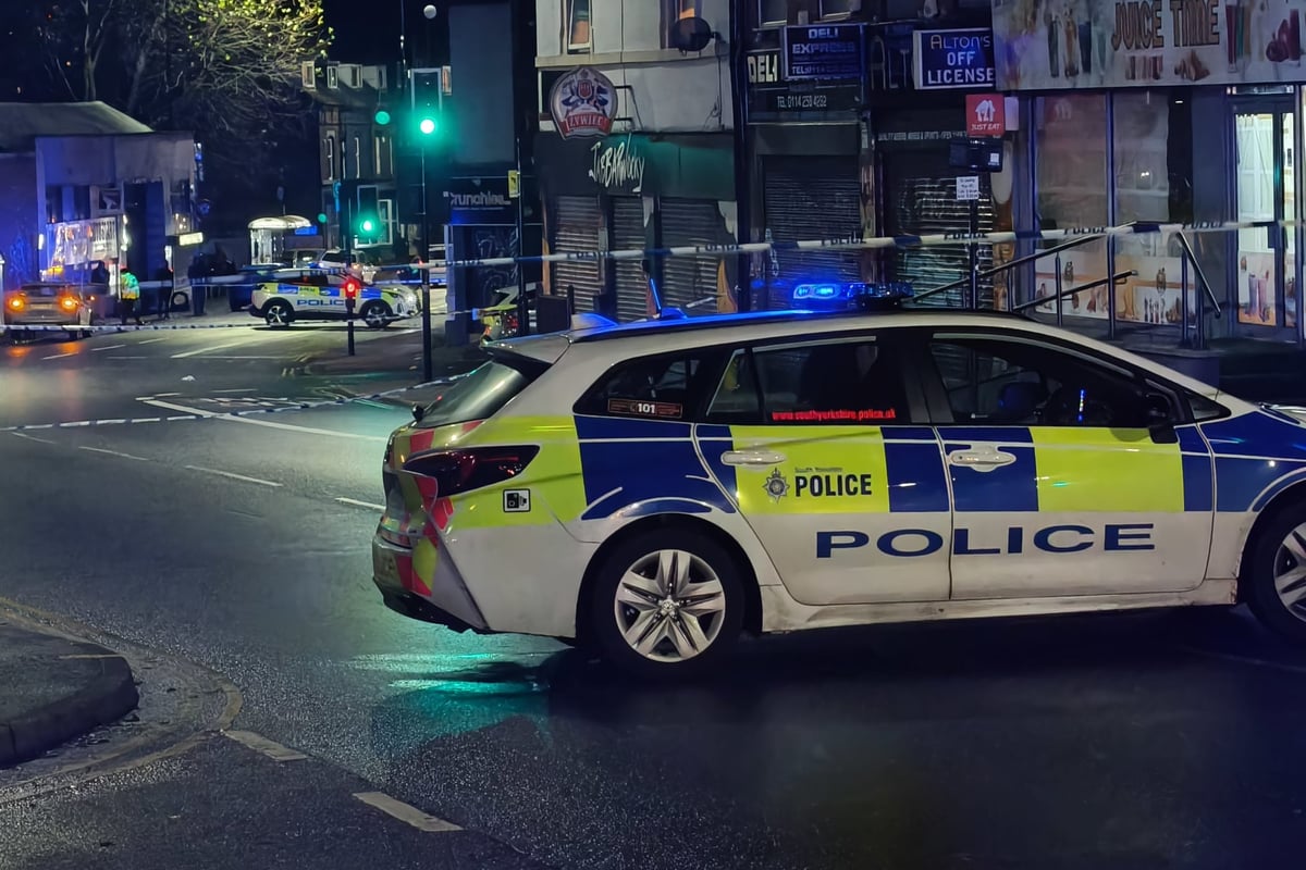 London Road: Boy, 16, fighting for his life after being shot in incident on major Sheffield road tonight