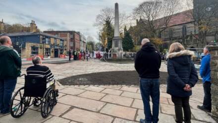 Works around Headingley War Memorial completed in time for Remembrance Sunday