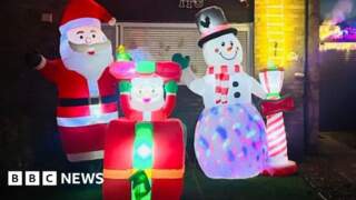 Christmas inflatables stolen from York front garden