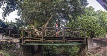 World’s shortest bridge between connects two time zones but is crossed in seconds