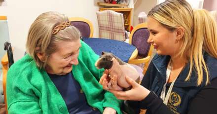 Fabulous day at East Yorkshire care home as residents get visit from Furry Friends