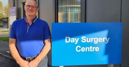 Patient’s ‘life-changing’ hip-replacement operation at Castle Hill Hospital