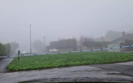 North Anston: Police tape off road in Rotherham as CSI seen arriving to reported collision