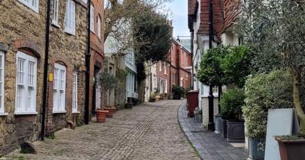 Unspoilt English town with cobbled streets is like stepping back in time