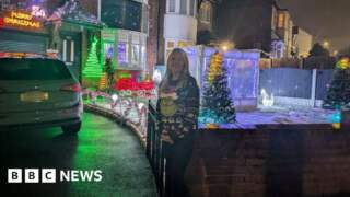 The charity Christmas lights in Wakefield in mum’s memory