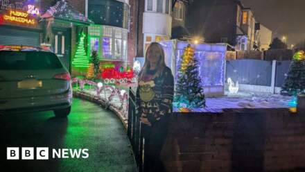 The charity Christmas lights in Wakefield in mum’s memory