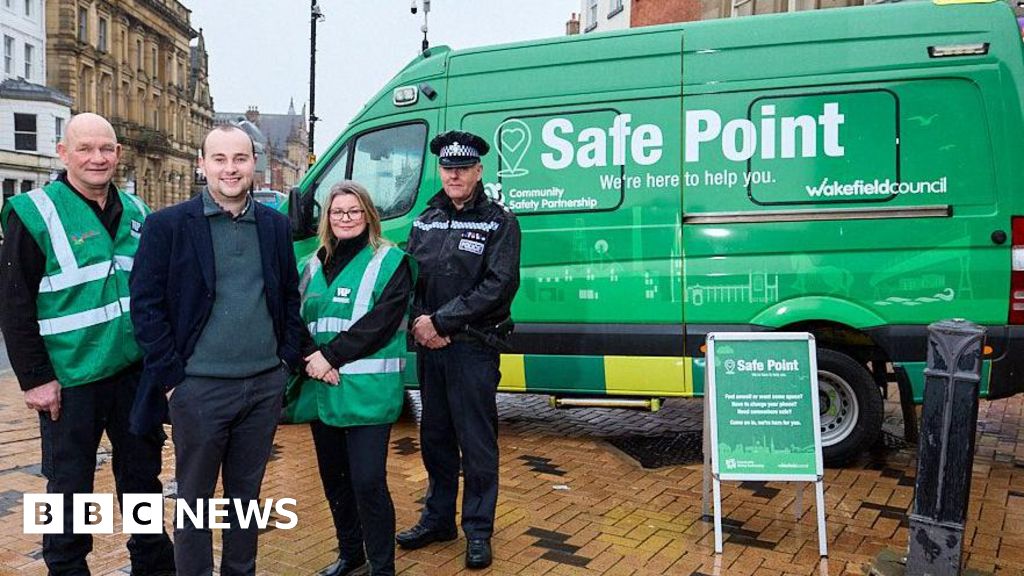Ex-ambulance becomes safety hub for Wakefield revellers