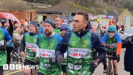 Kevin Sinfield’s Workington to Whitehaven MND challenge ends