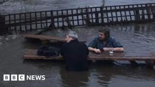 Owners of Leeds pub that flooded in 2015 recreate viral photo
