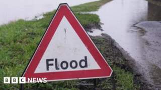 North Yorkshire firefighters rescue driver from flood water