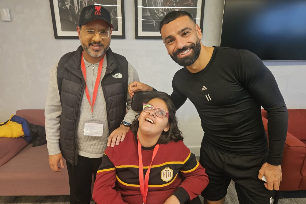 'Dream come true’: Sheffield teen campaigner meets her hero Mo Salah and Liverpool squad