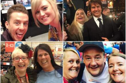 Celebrity selfies: Wakefield folk rub shoulders with celebs including Tom Cruise and Danny Jones
