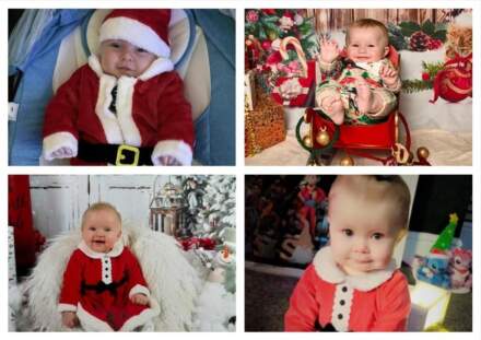 Santa baby! 17 adorable photos of festive Wakefield babies as they celebrate their first Christmas