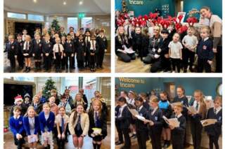 'Kindness and togetherness': Pontefract pupils spread Christmas cheer at The Prince of Wales Hospice