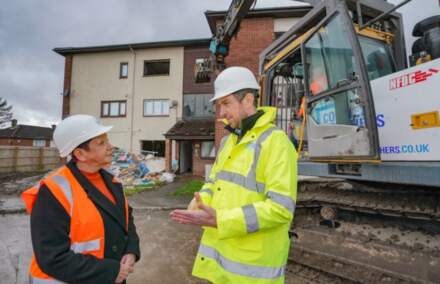 Demolition work sets the stage for regeneration of eyesore flats site in Leeds