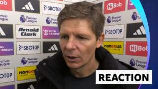 'We deserved to be lucky' – Glasner on Palace win
