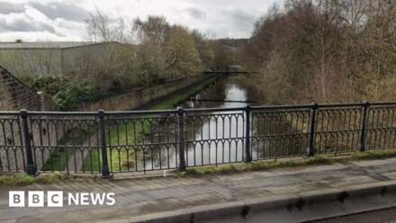 Dead dog found in Dewsbury canal with its paws bound