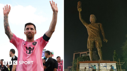 Lionel Messi to unveil 70ft statue of himself on ‘GOAT’ tour