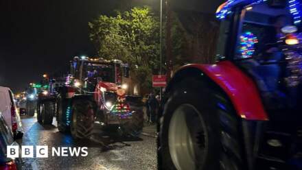 Aire Valley Christmas tractor run raises thousands for charity