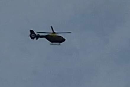 Emergency services explain why police helicopter was sent to Conisbrough today