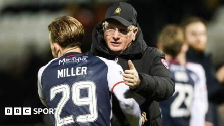 Scottish Premiership: Falkirk will keep ‘foot to the floor’ in top six bid