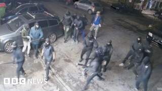 Gang armed with weapons attack three men at Bradford garage