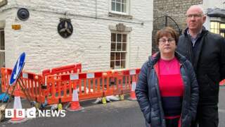 Roadworks hole puts historic Pickering pub at risk