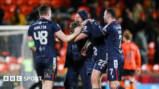 Scottish Premiership: Dundee do ‘dirty side well’ in ‘incredible team performance’ against Dundee United