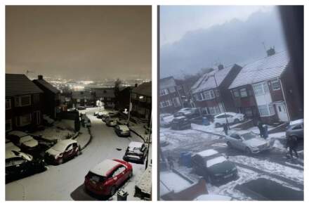 Storm Goretti: Community spirit shines through in Sheffield street as residents clear snow from road