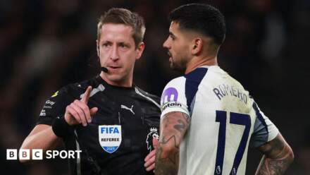 Cristian Romero: Tottenham captain given additional ban after red card against Liverpool