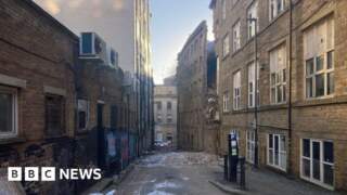 Giant excavator will ‘nibble’ away at unsafe Bradford building
