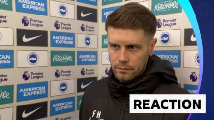 Brighton 1-1 Bournemouth: Fabian Hurzeler post-match interview and reaction