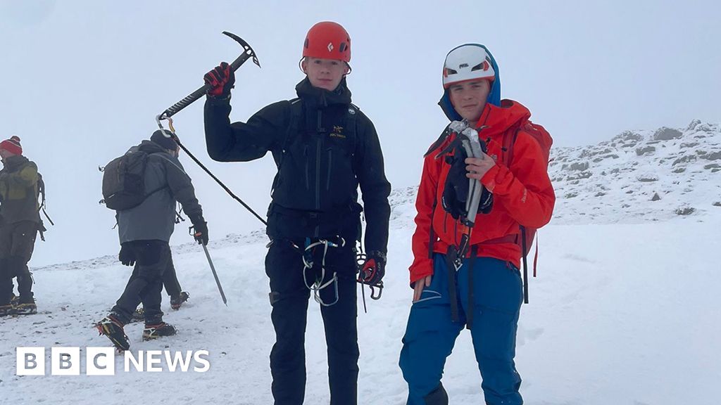 Helvellyn walkers stuck in snowy conditions rescued by teenagers