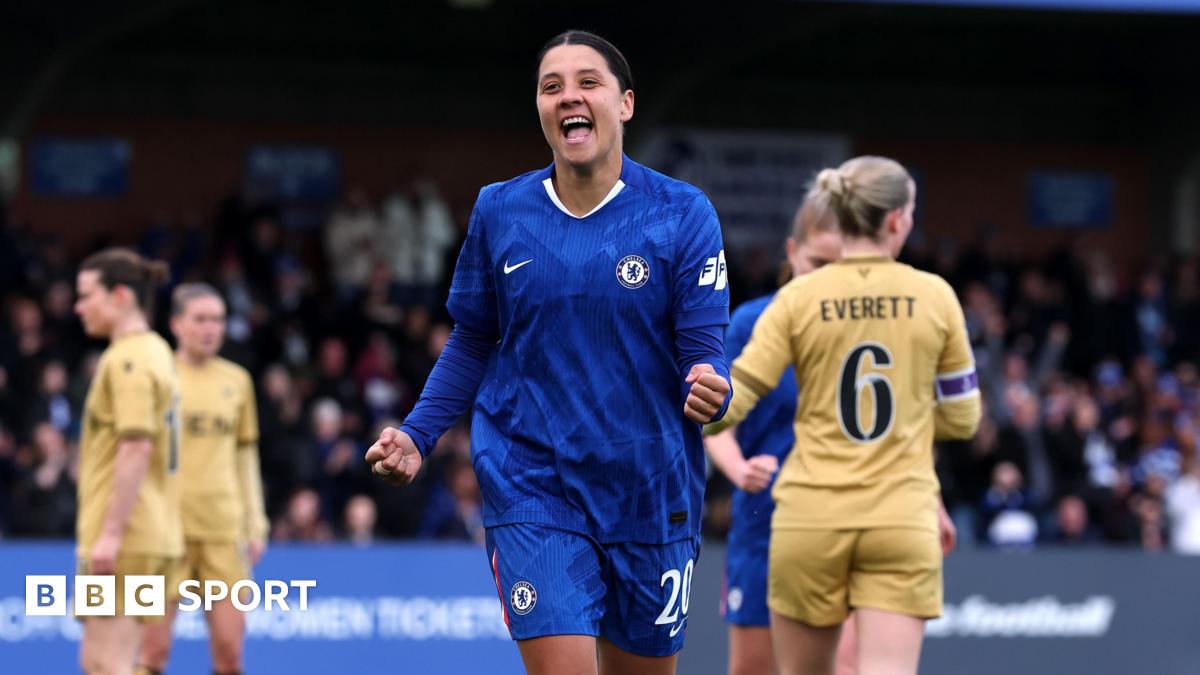 Women’s FA Cup: Sam Kerr scores two as Chelsea beat Crystal Palace, London City defeat Sunderland
