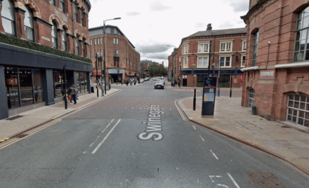 Two men hospitalised after car 'deliberately' driven at them following Leeds city centre altercation