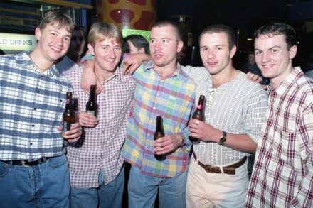 90 faces from Circus Circus during the famous Hull nightclub's first few months in 1995/1996