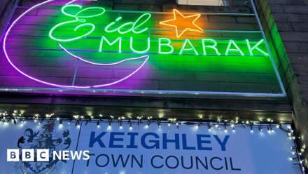 TV actor switches on hometown's first Eid lights